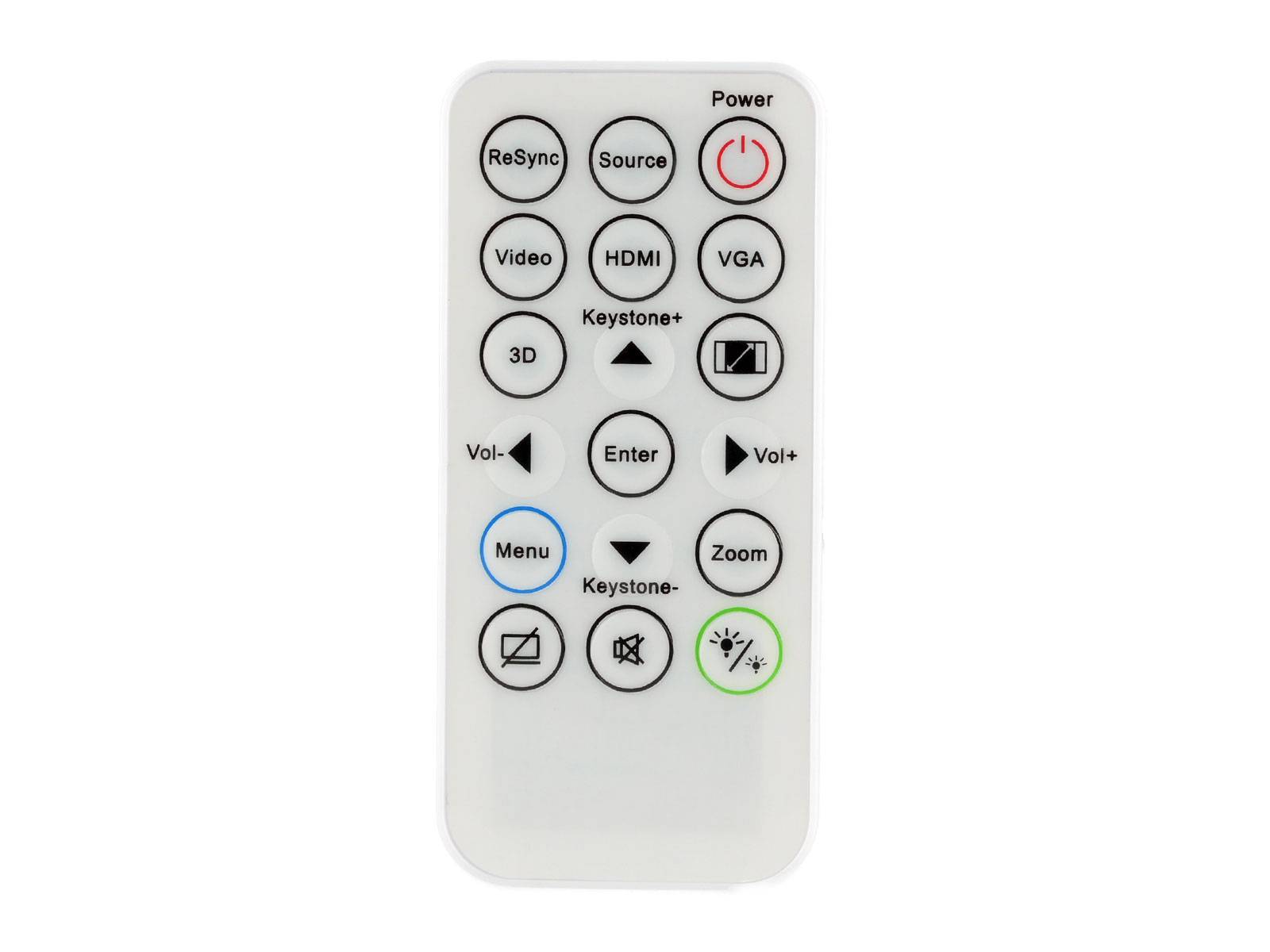 azurano Fernbedienung kompatibel zu OPTOMA SP.8VH02GC01 IR29033, für DAESSGN DS344 DS346 DW346 DX345 DX346 H112e H182X