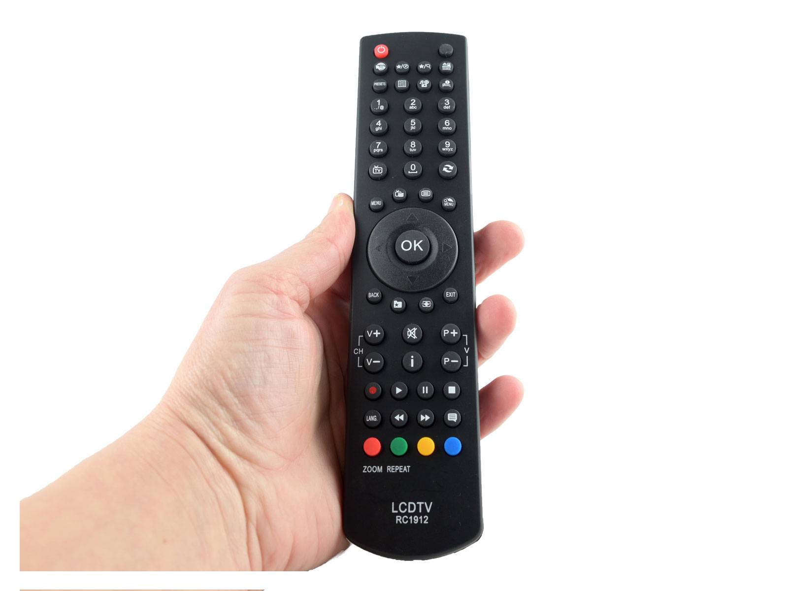 azurano Fernbedienung für TELEFUNKEN RC1912 ... D39F185N3 D40F125R3C D40F127I3 L19H97DI3 L22F185D3D L24H125A3D