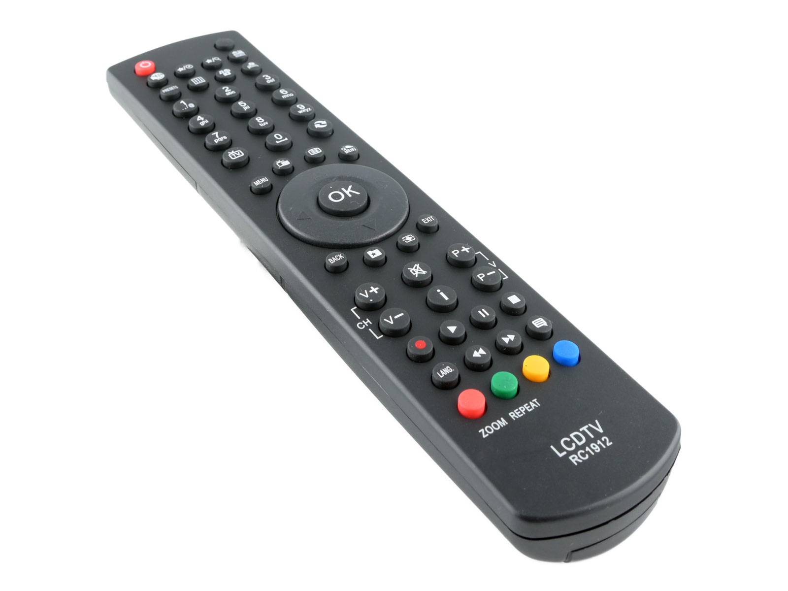 azurano Fernbedienung für TELEFUNKEN RC1912 ... D39F185N3 D40F125R3C D40F127I3 L19H97DI3 L22F185D3D L24H125A3D