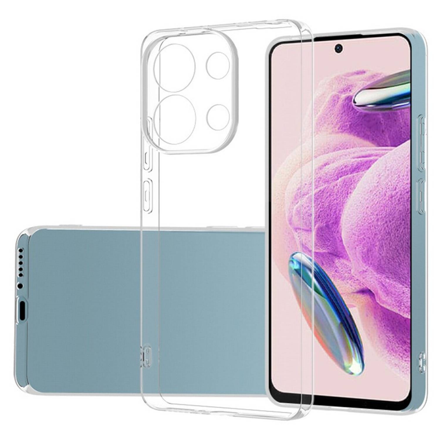 Für Xiaomi Poco M6 Pro 4G / Redmi Note 13 Pro 4G Silikon TPU Hülle