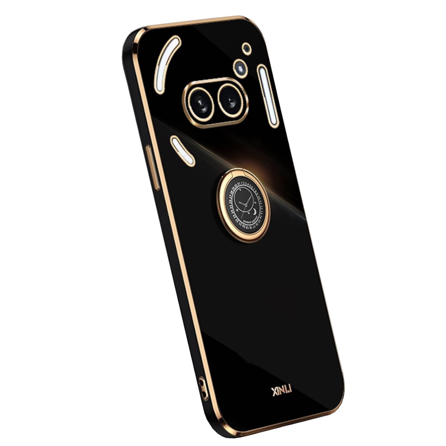 Für Nothing Phone 2a / Plus Xinli 6D Beschichtung TPU Hülle Ringhalter