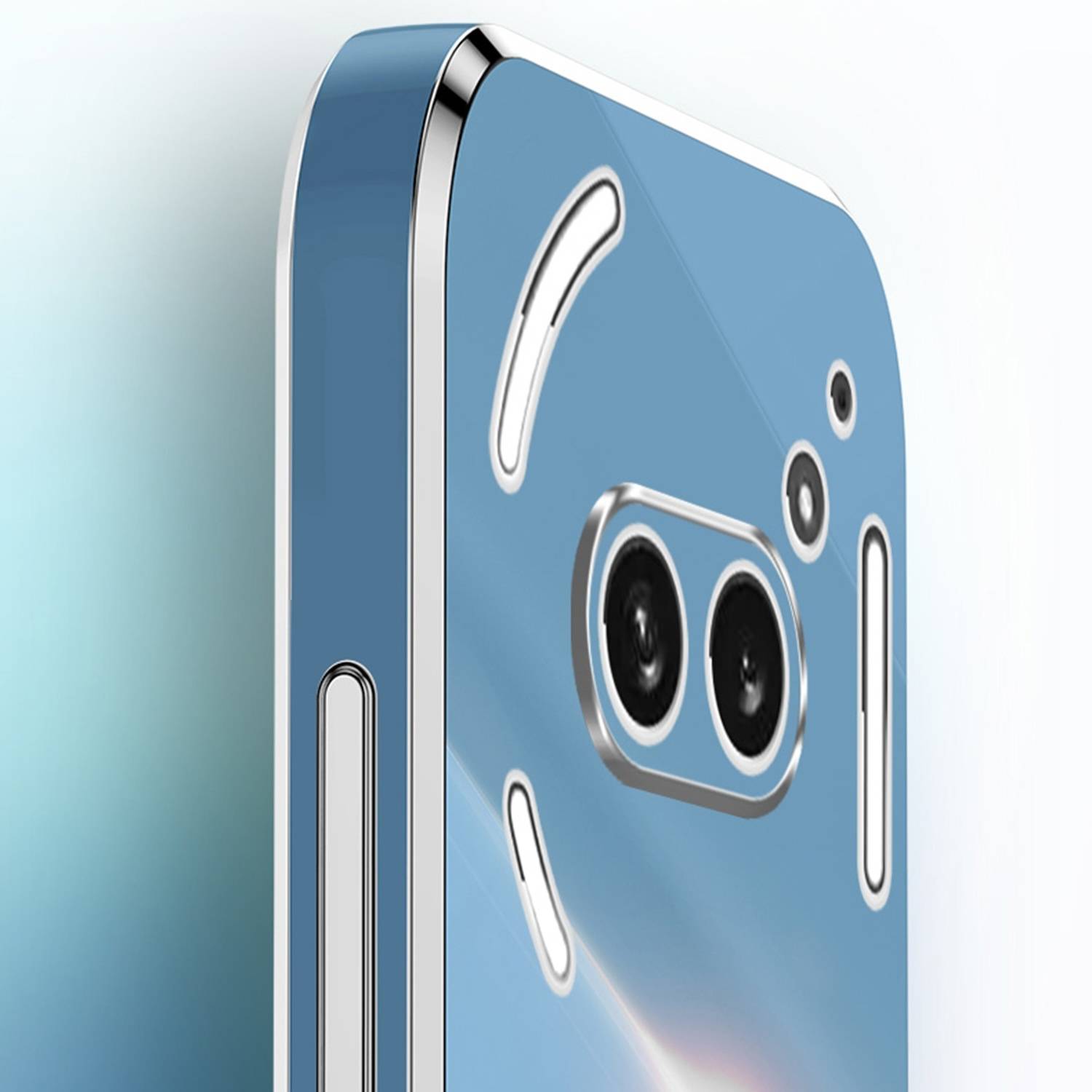 Für Nothing Phone 2a / Plus Xinli 6D Beschichtung TPU Hülle Ringhalter