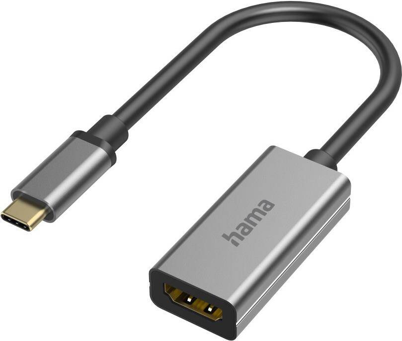 Hama USB-C HDMI Adapter 8K 60Hz Thunderbolt 3/4 Aluminium