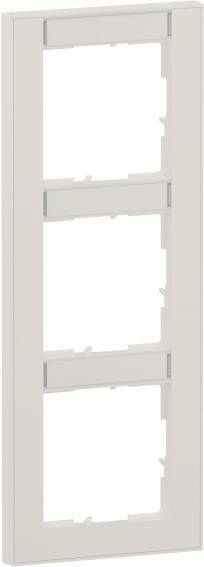 Legrand SEANO+, 3-fach Rahmen, vertikal, Beschriftungsfeld, Ultraweiss, 1 Stk.