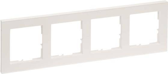 Legrand SEANO+ Rahmen, 4-fach, Ultraweiss, 1 Stk.