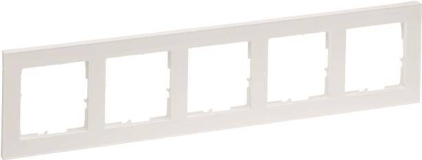 Legrand SEANO+, Rahmen, 5-fach, Ultraweiss, 1 Stk.