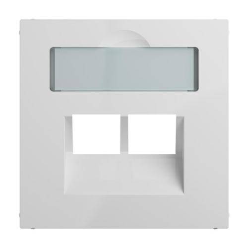 Vaddio SEANO Abdeckung 2x RJ45 f 765159 Datendosen Fremdfabrikate Ultraweiß 5