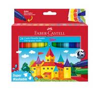 FABER-CASTELL - Filzstift Jumbo Sup. Washable 24er