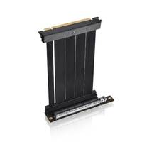 THERMALTAKE - PCI-E 4.0 Dual 90° Riser Cable schwarz 13cm