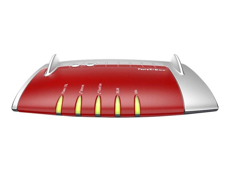 AVM FRITZ!Box 7490 - - Wireless Router - - DSL-Modem 4-Port-Switch - 1GbE - Wi-Fi 5 - Dual-Band - VoIP-Telefonadapter (D