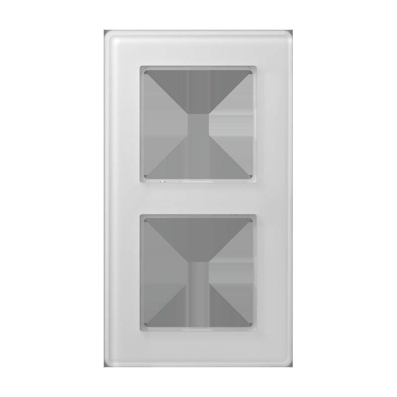 Jung Glasrahmen 2fach AV 582 GLM WW