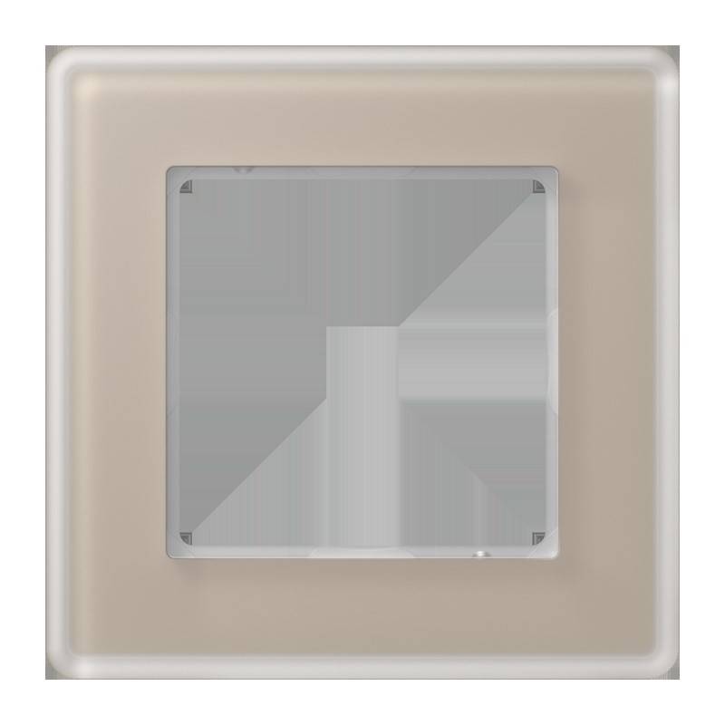 Jung Glasrahmen 1fach AV 581 GLM CH