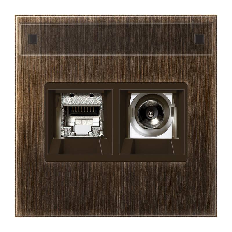 Jung Smart-TV-Anschlussdose 2f MMD ME 4521 AT