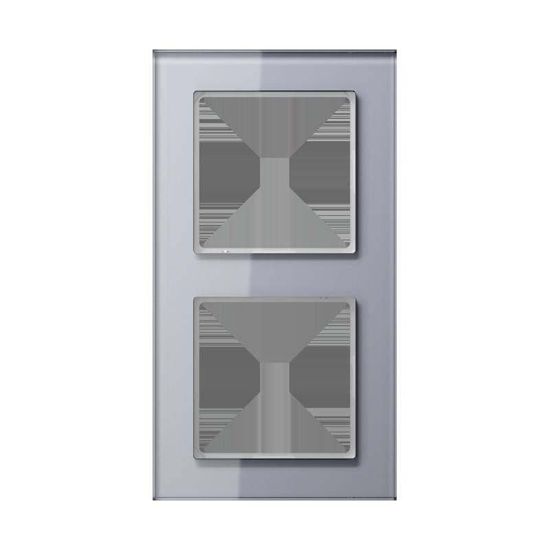Jung Glasrahmen 2fach AC 582 GL KG