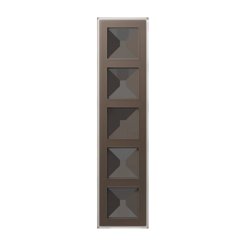Jung Glasrahmen 5fach AV 585 GLM MO