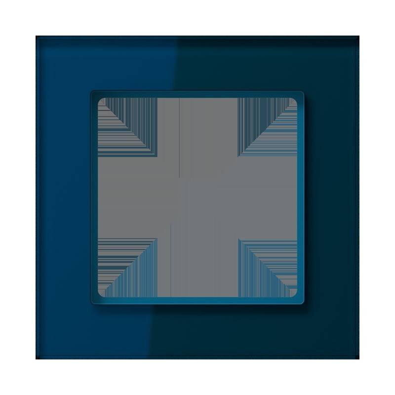 Jung Glasrahmen 1fach AC 581 GL NB