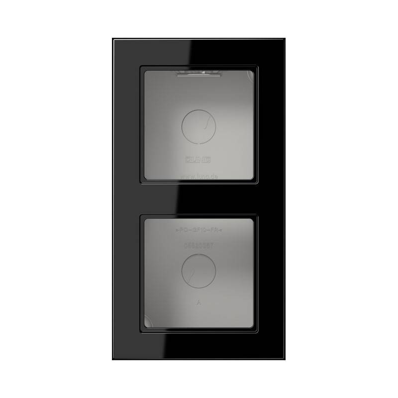 Jung Aufputz-Kappe 2fach A 5582 BF A SW