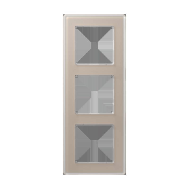 Jung Glasrahmen 3fach AV 583 GLM CH