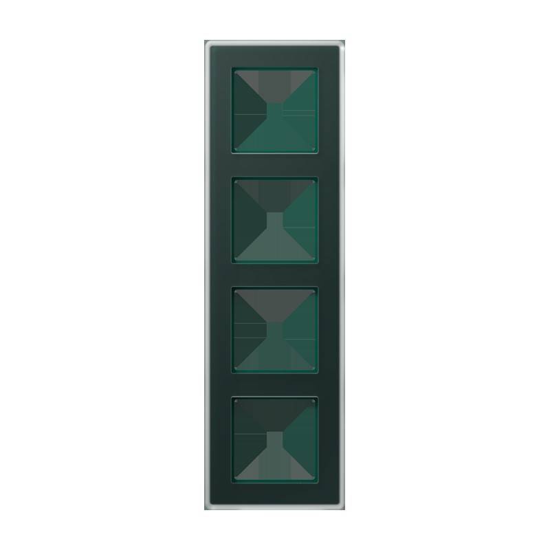 Jung Glasrahmen 4fach AV 584 GLM SG