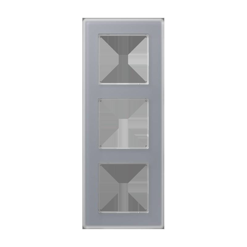 Jung Glasrahmen 3fach AV 583 GLM KG