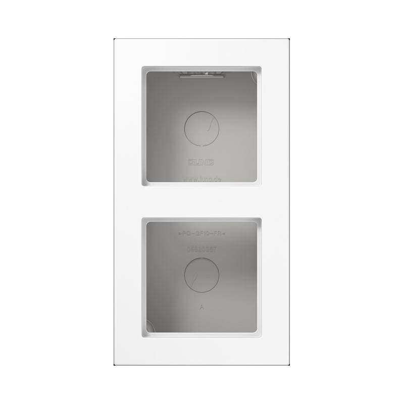 Jung Aufputz-Kappe 2fach A 5582 BF A WW