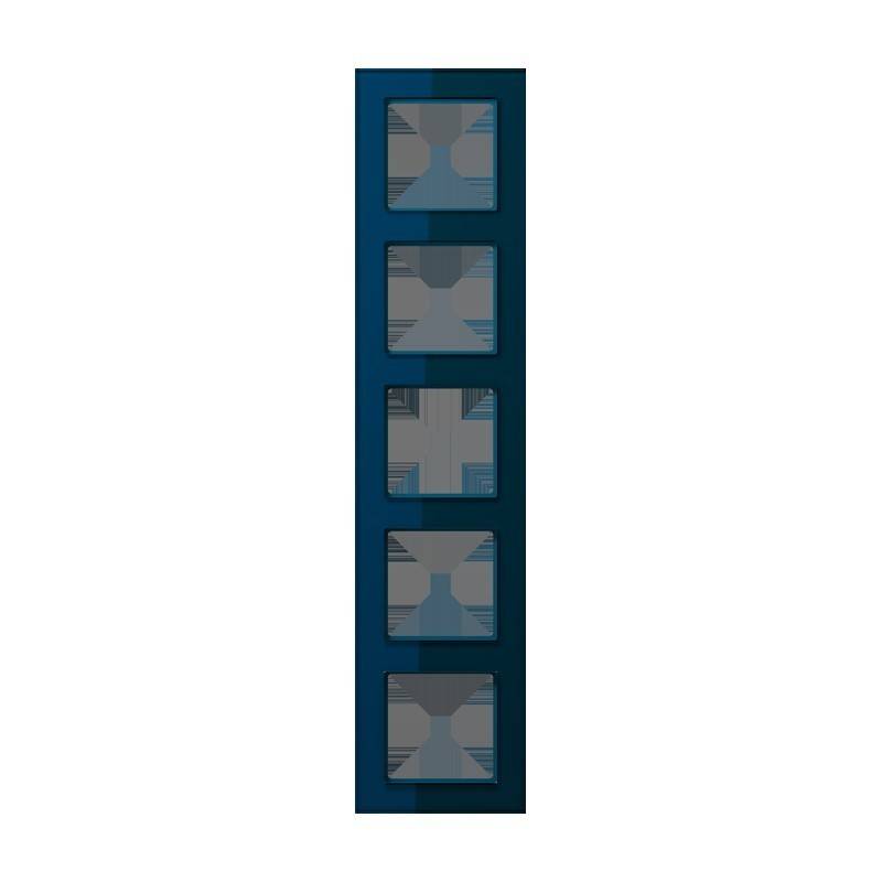 Jung Glasrahmen 5fach AC 585 GL NB