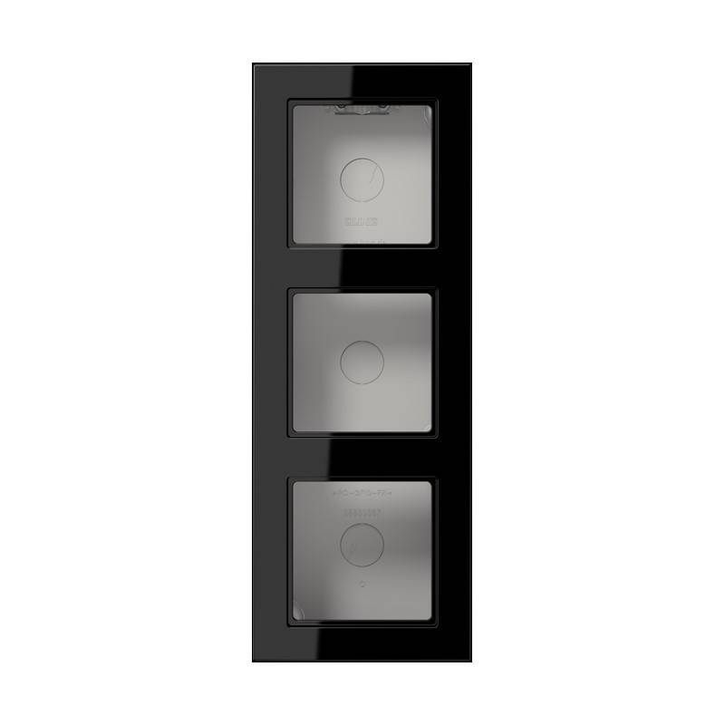 Jung Aufputz-Kappe 3fach A 5583 BF A SW