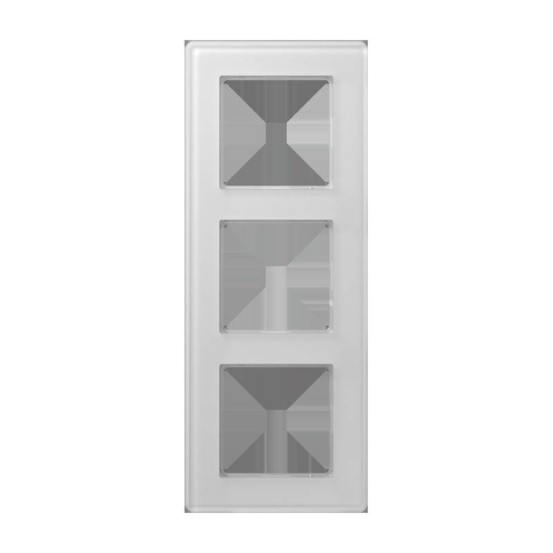 Jung Glasrahmen 3fach AV 583 GLM WW