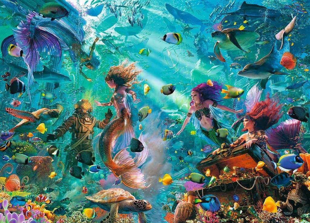 RAVENSBURGER Unterwasser Kö nigreich Puzzle 9000 Teile