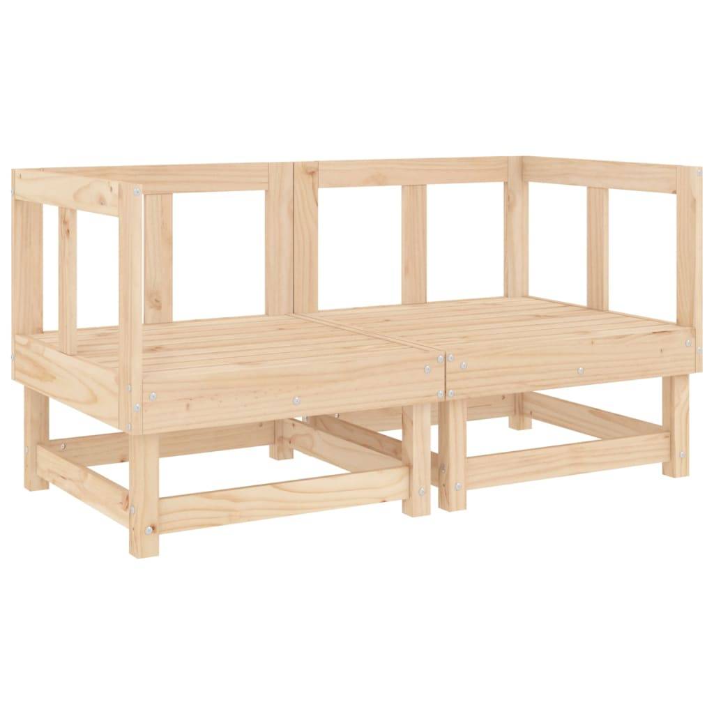 vidaXL 6-tlg. Garten-Lounge-Set Massivholz Kiefer