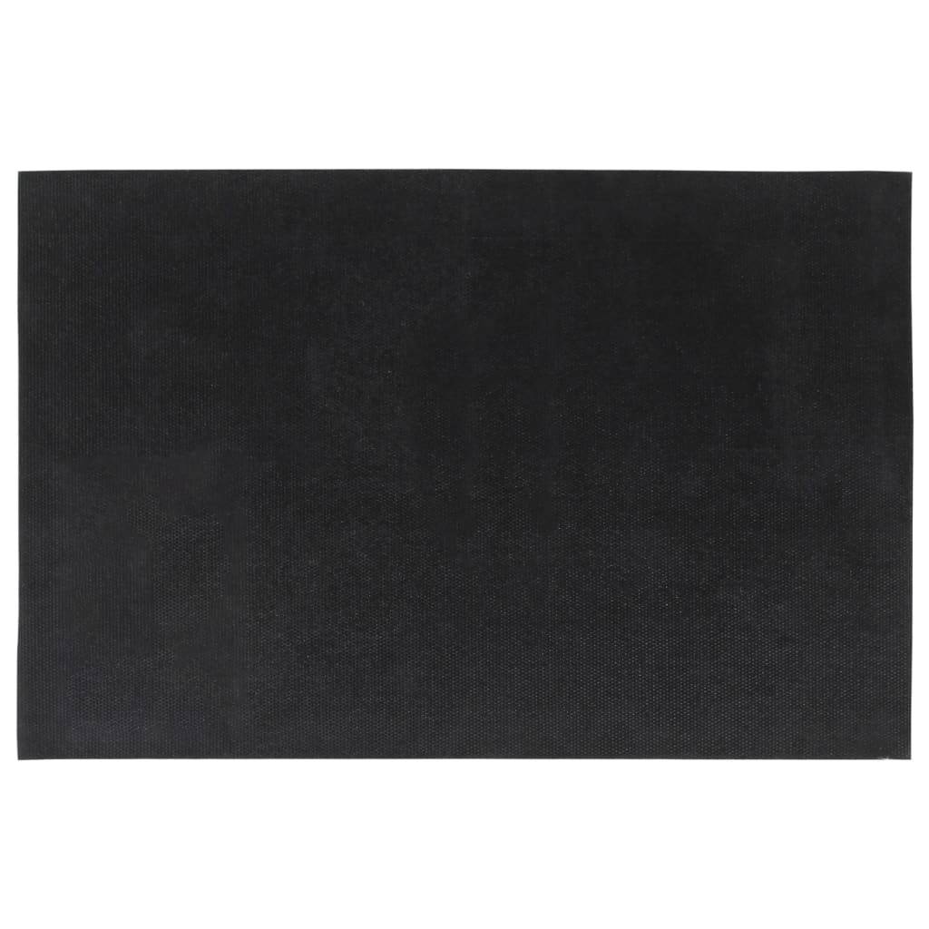 vidaXL Fußmatten 2 Stk. Dunkelgrau 40x60 cm Kokosfaser Getuftet