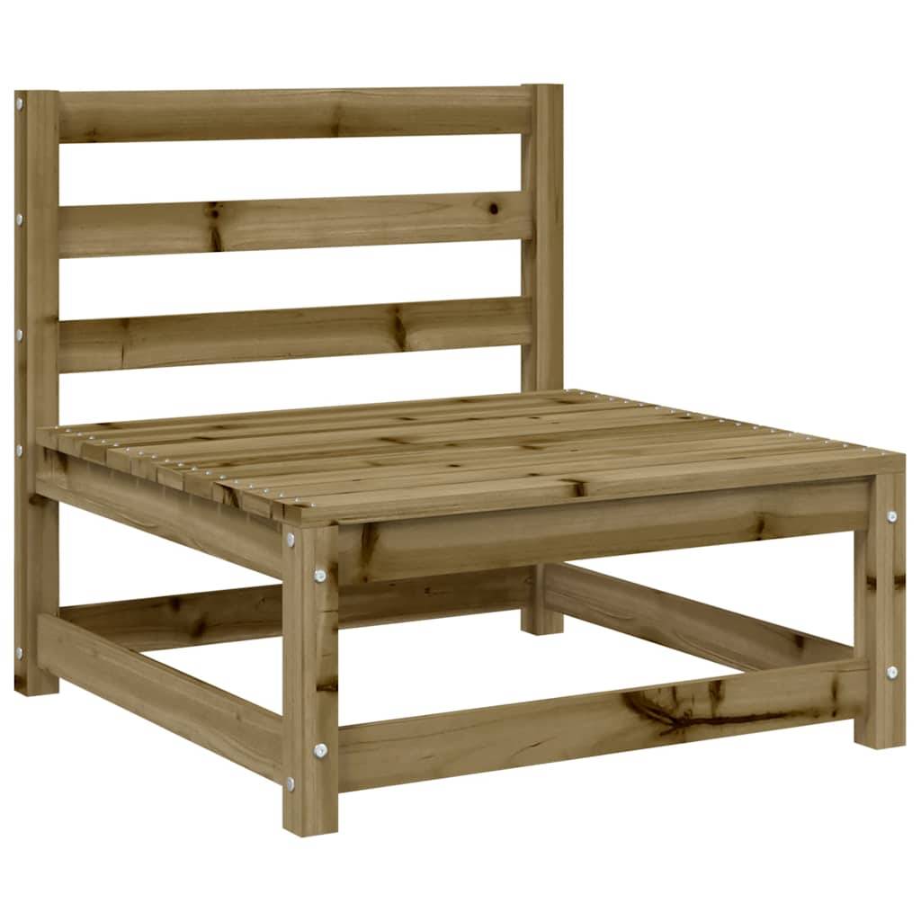 vidaXL Gartensofas ohne Armlehnen 2 Stk. 70x70x67 cm Kiefernholz