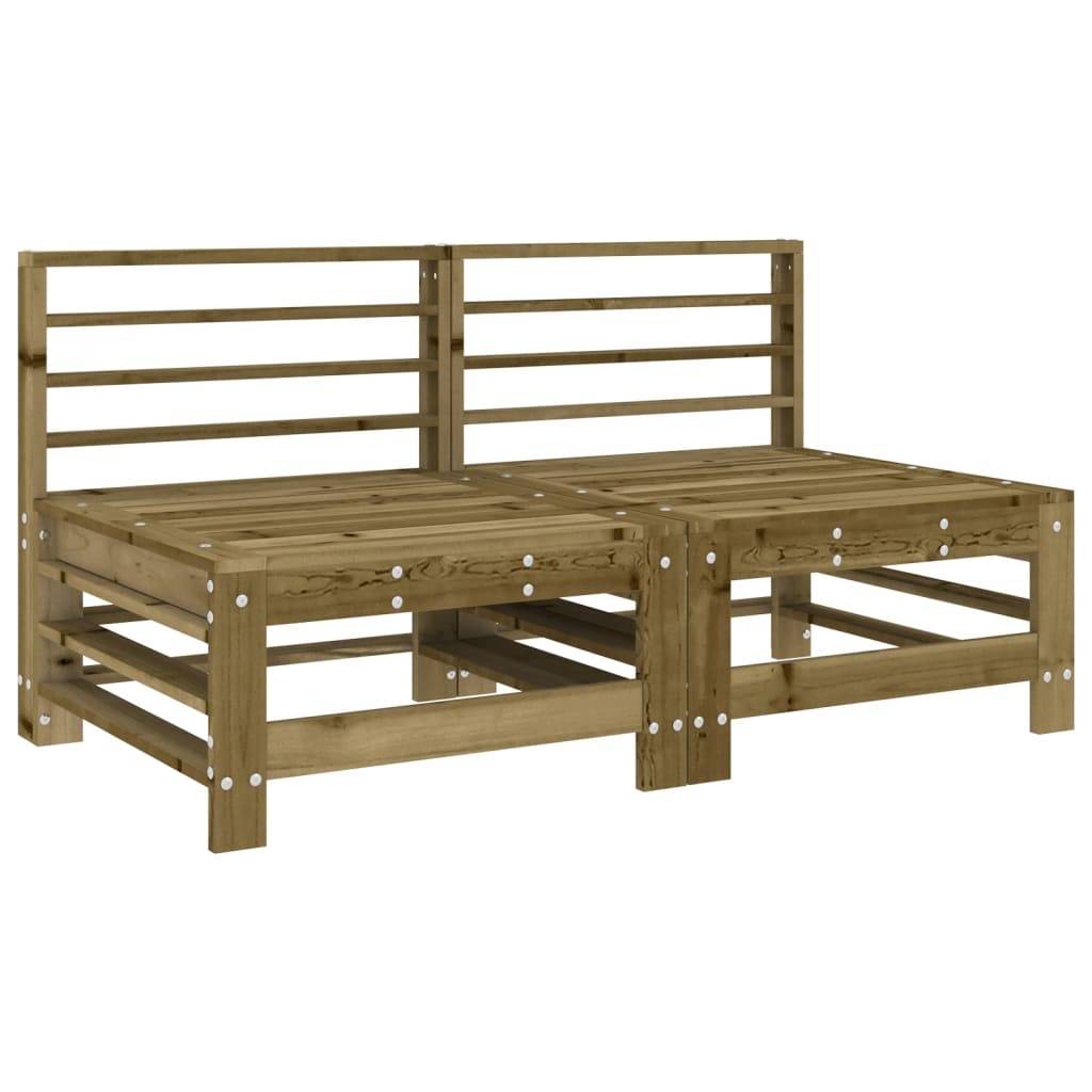 vidaXL 4-tlg. Garten-Lounge-Set Kiefernholz Imprägniert
