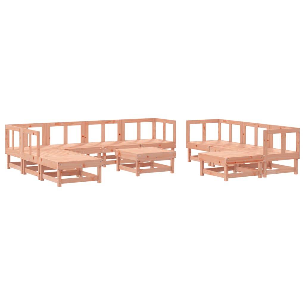 vidaXL 11-tlg. Garten-Lounge-Set Massivholz Douglasie