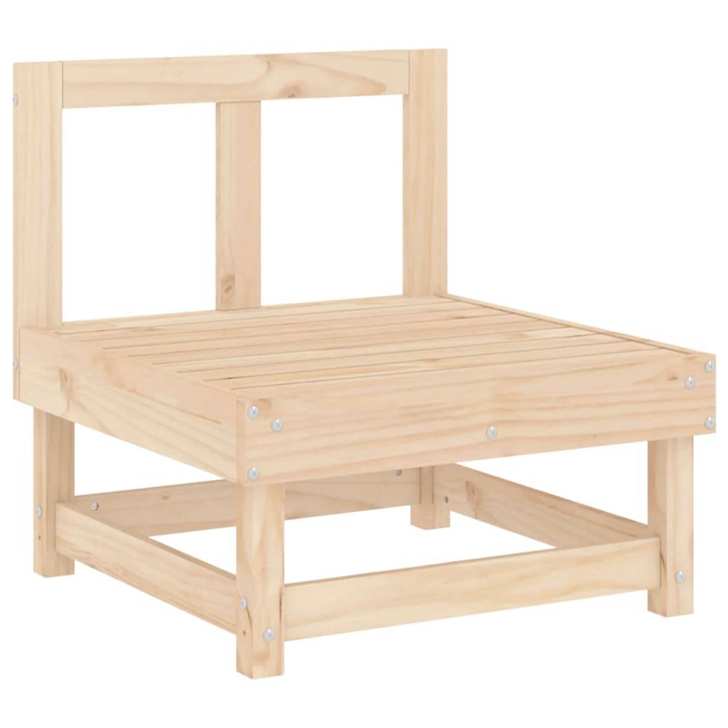 vidaXL 7-tlg. Garten-Lounge-Set Massivholz Kiefer