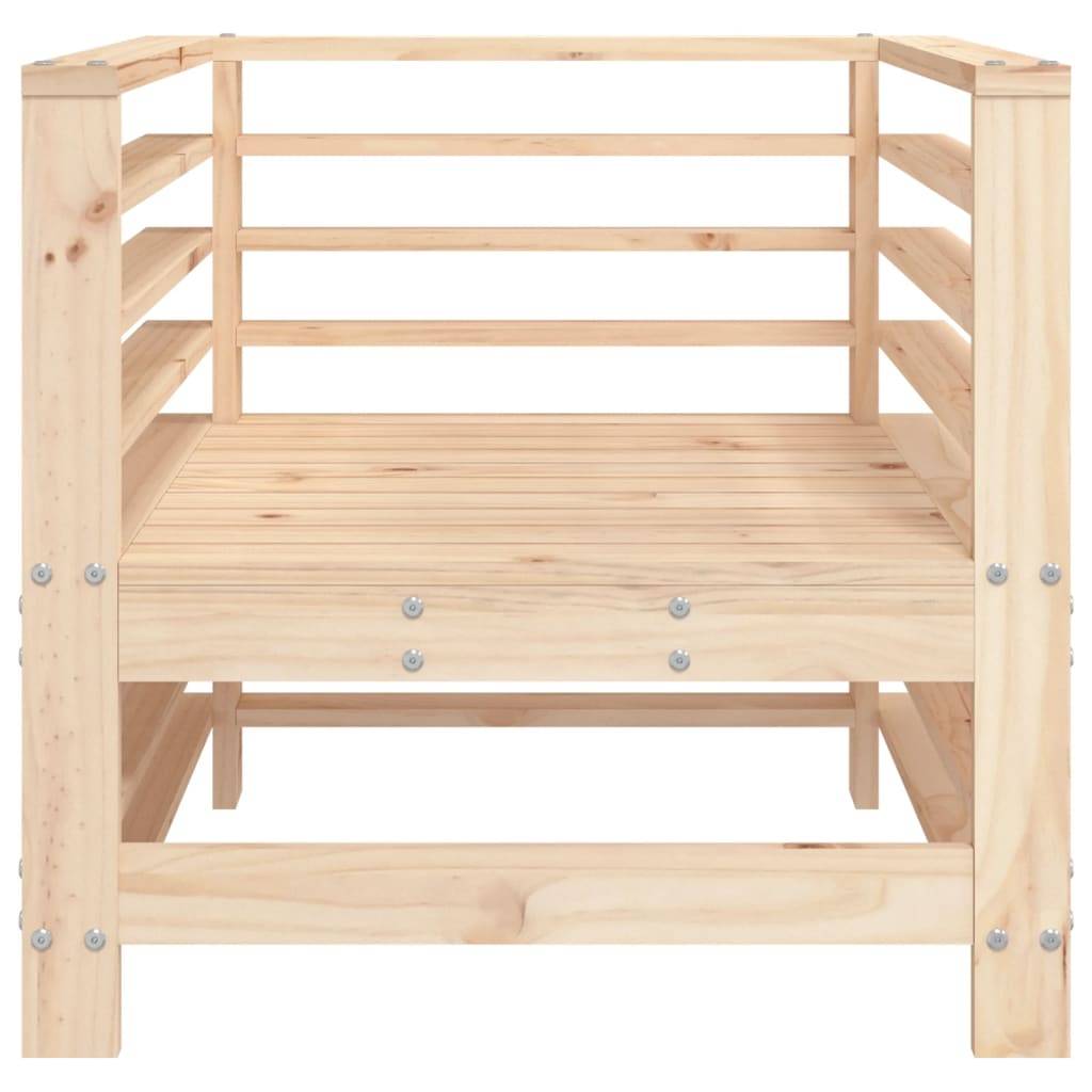 vidaXL Gartenstühle 2 Stk. Massivholz Kiefer