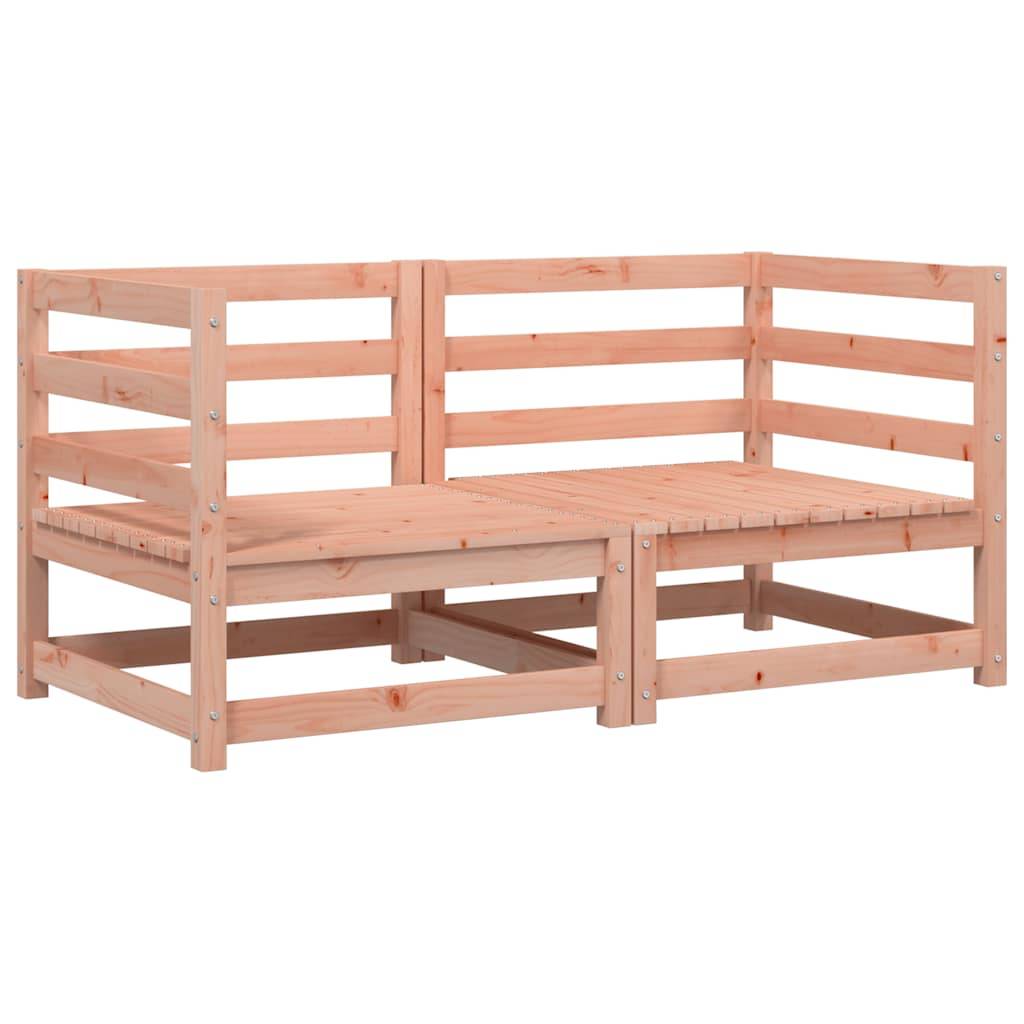 vidaXL Garten-Ecksofas 2 Stk. 70x70x67 cm Massivholz Douglasie