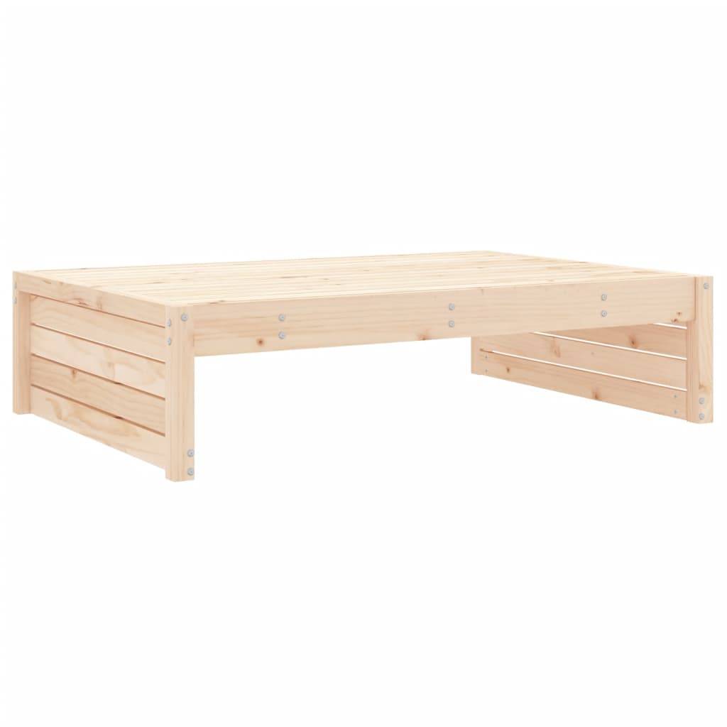 vidaXL Gartenhocker 120x80 cm Massivholz Kiefer