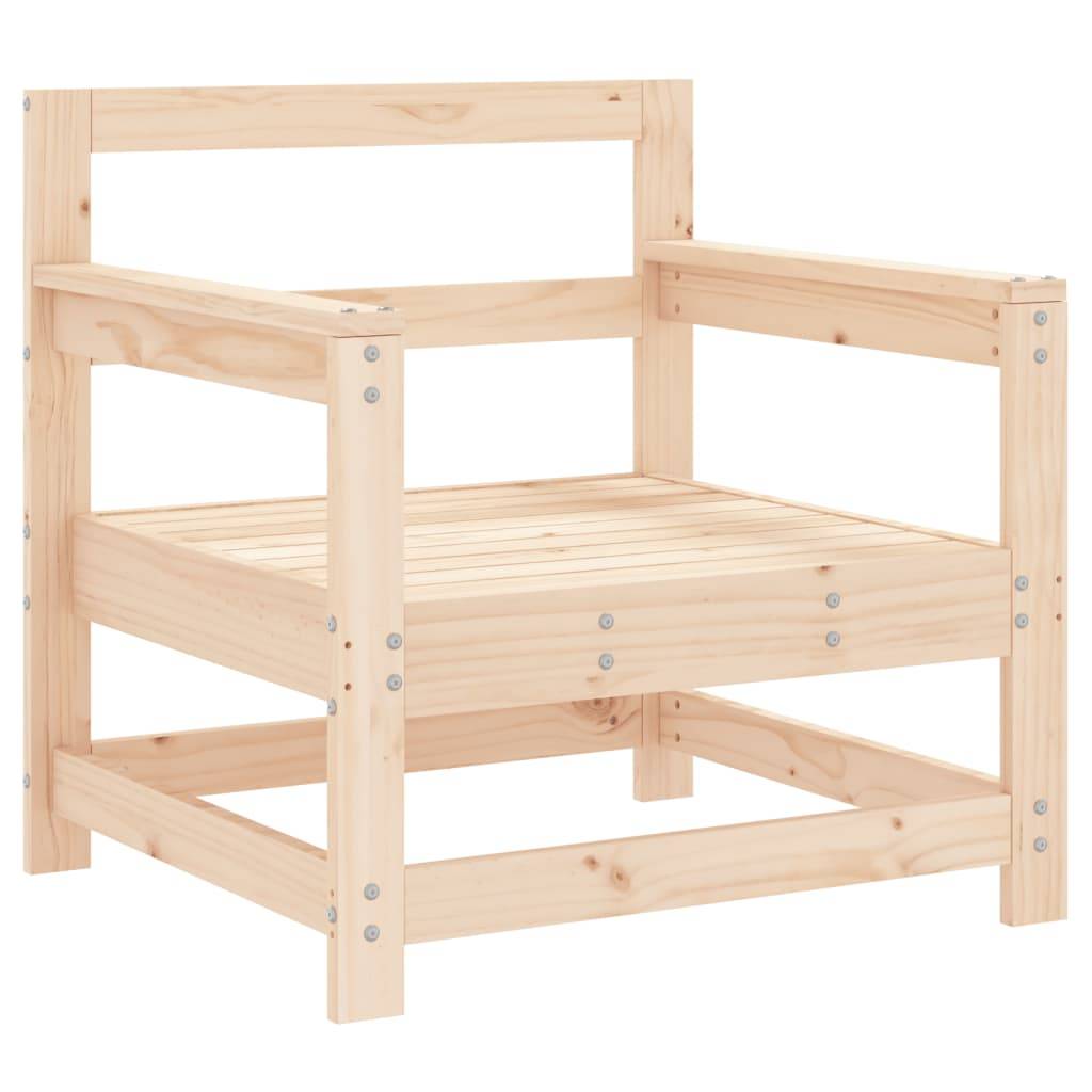 vidaXL Gartenstühle 2 Stk. Massivholz Kiefer