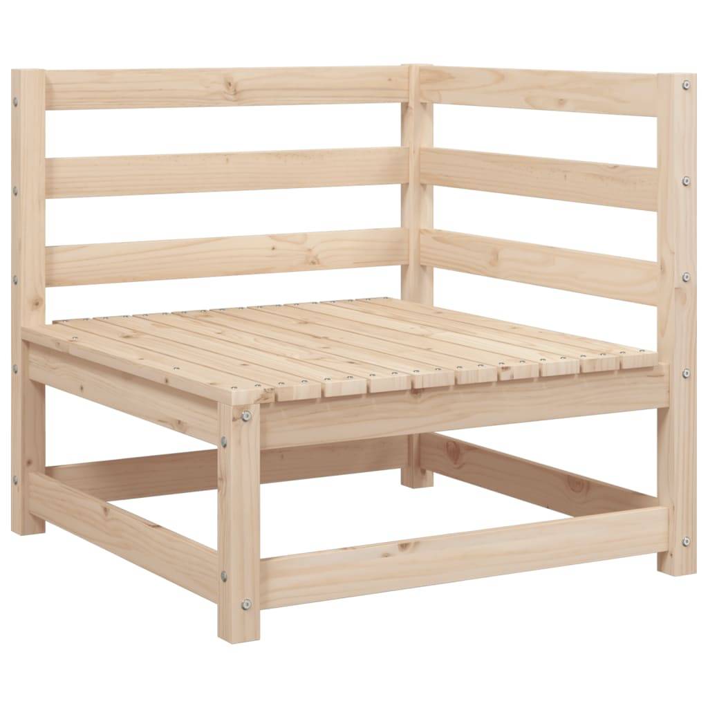 vidaXL 4-tlg. Garten-Sofagarnitur Massivholz Kiefer