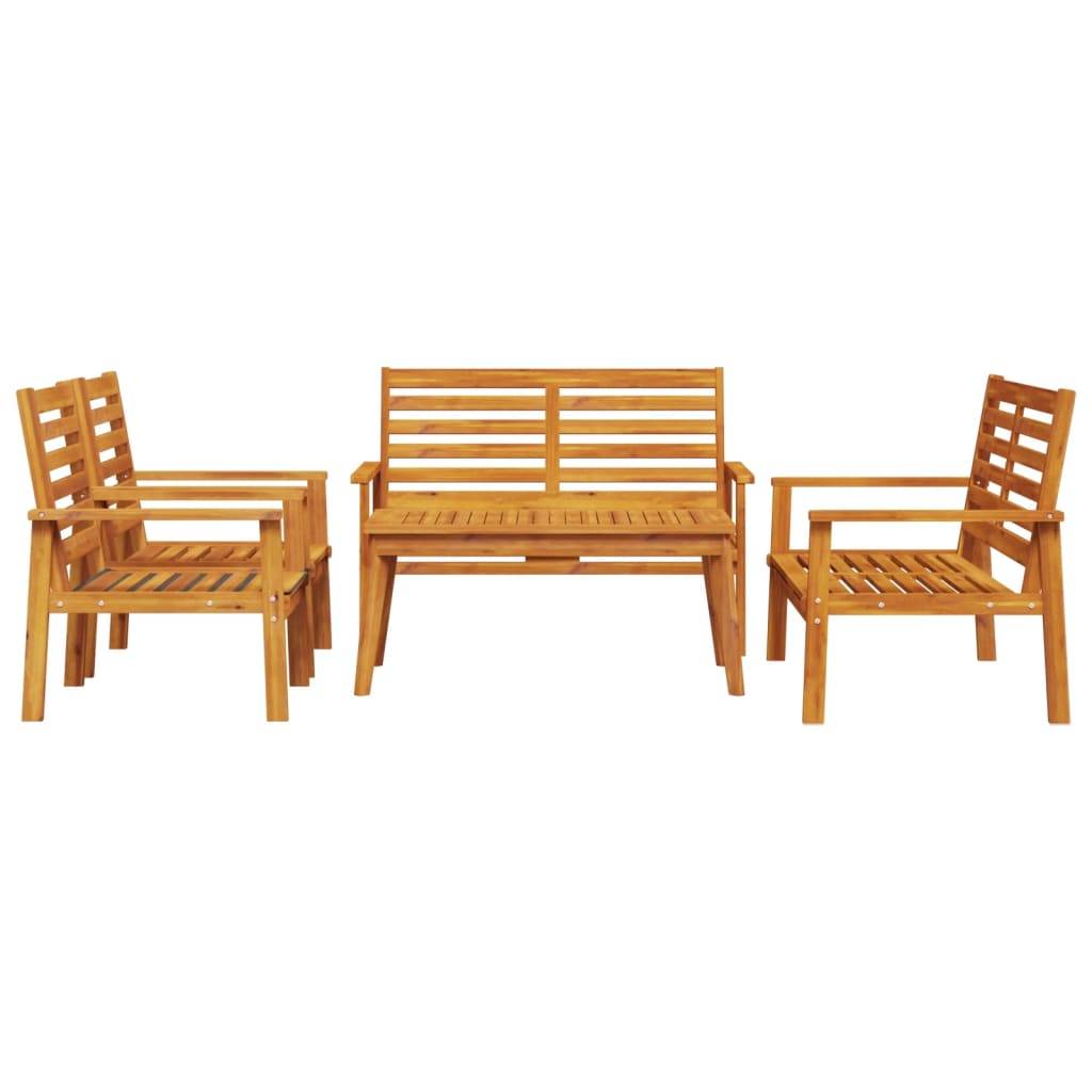 vidaXL 5-tlg. Garten-Lounge-Set Massivholz Akazie