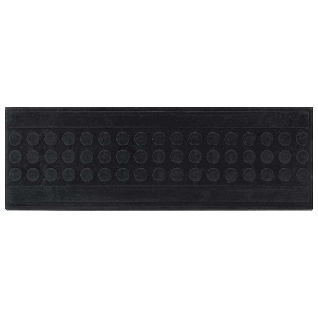 vidaXL Stufenmatten 5 Stk. 25x75 cm Gummi