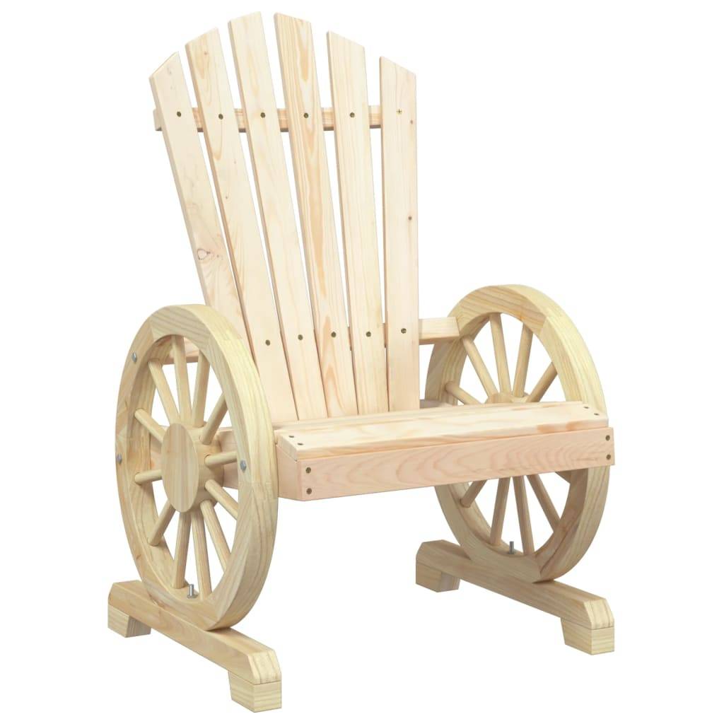 vidaXL 3-tlg. Garten-Lounge-Set Massivholz Tanne