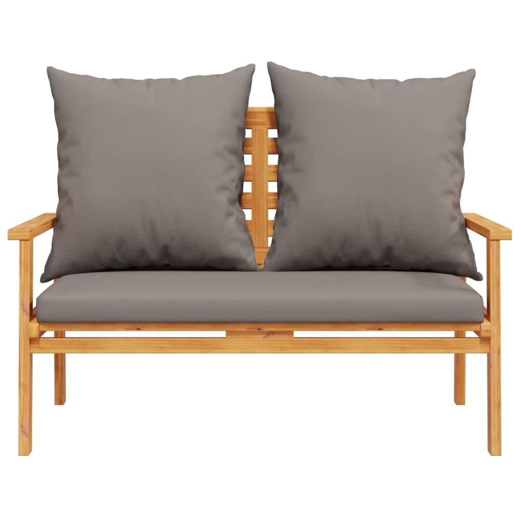 vidaXL Gartensofa-Set mit Kissen Massivholz Akazie
