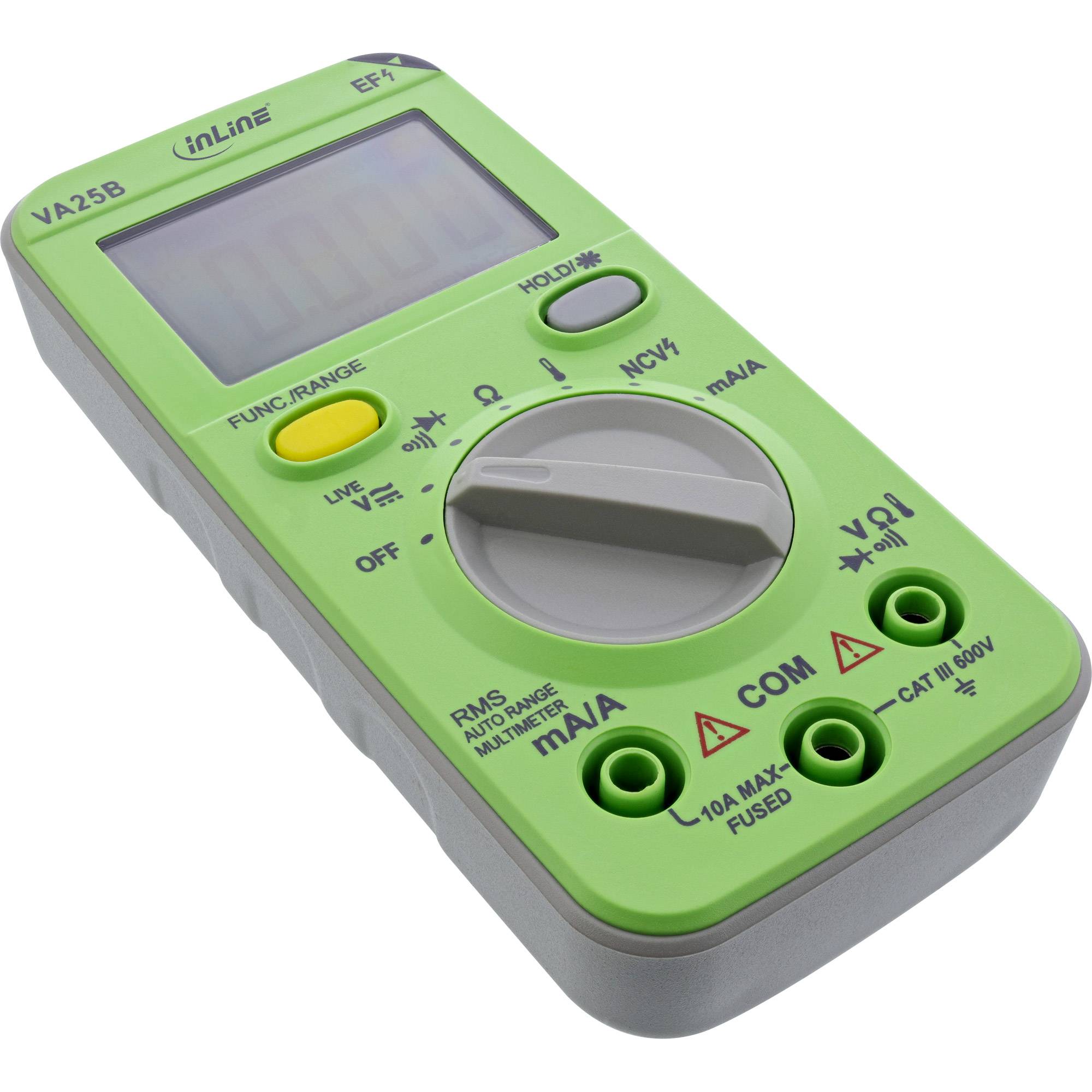 INLINE - Multimeter mit Auto-Range - Pocketformat