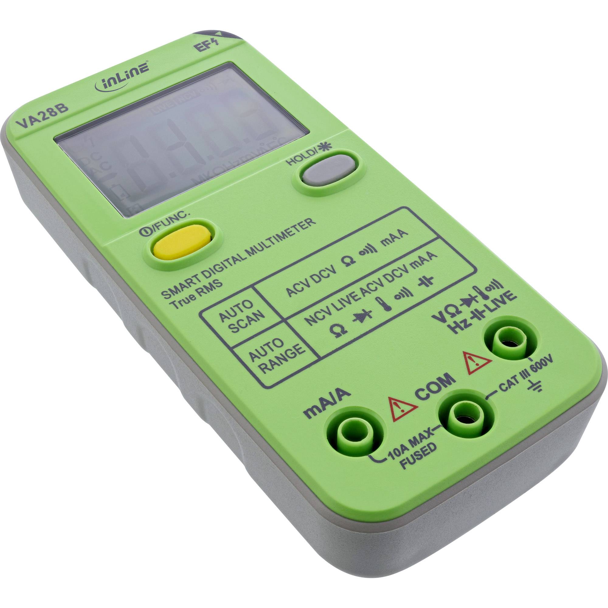 INLINE - Multimeter mit Auto-Range und Autoscan - Pocketformat