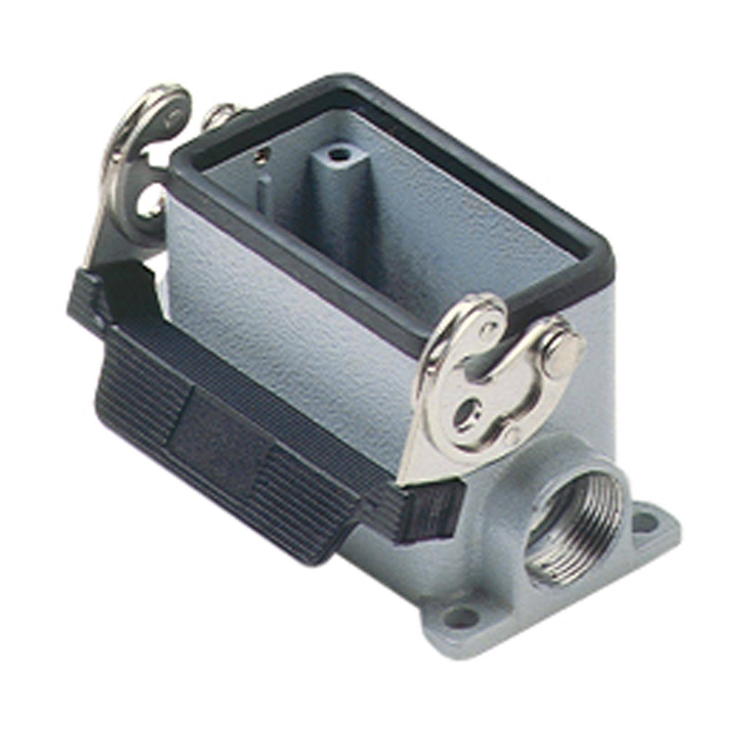 CHP 10 L I.L.M.E. Ilme CH-57.27 Sockelgehäuse niedrig, 1xPG16 seitlicher Kabelabgang, mit 1 Bügel Verschraubung M16