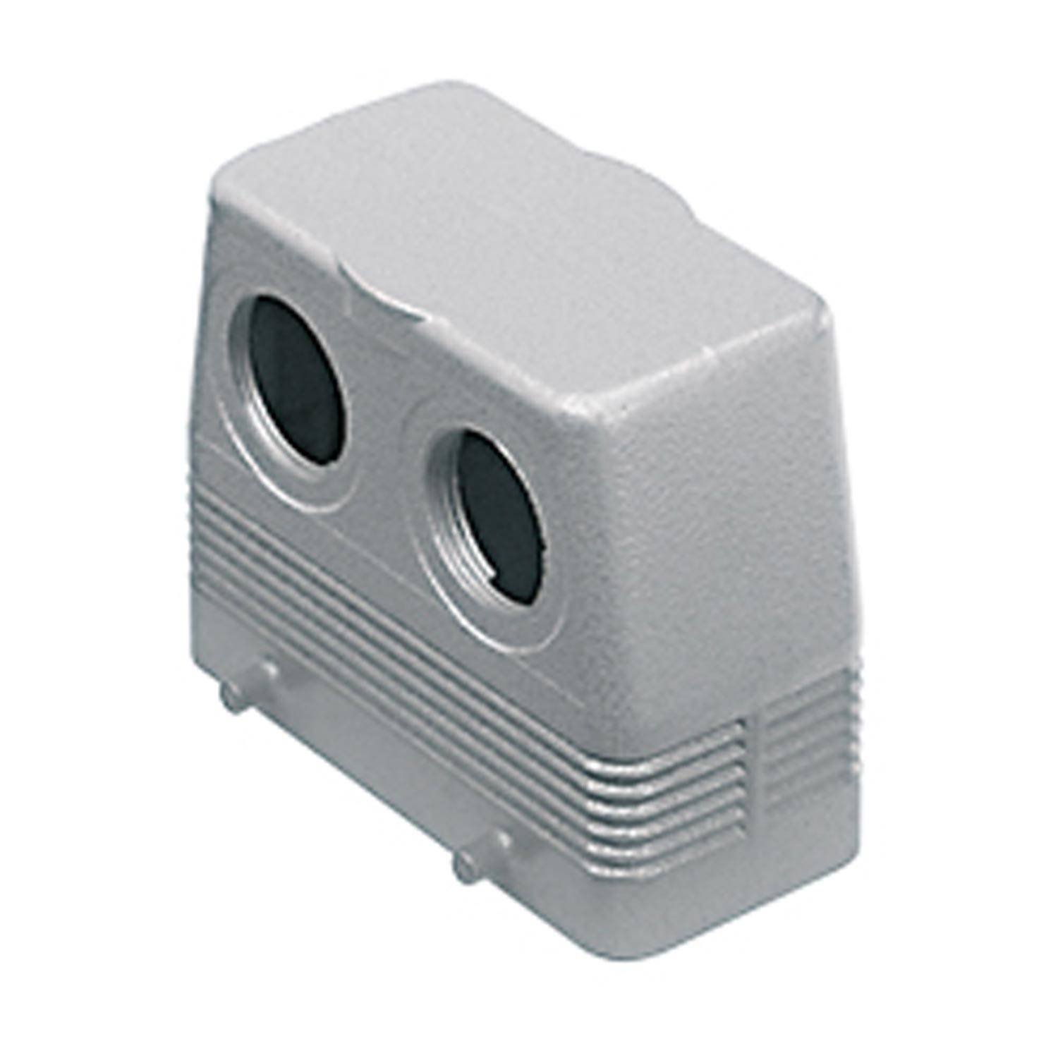 MFF 24.225 I.L.M.E. Ilme MF-104.27 Tüllengehäuse hoch, 2xM25 Front Kabelabgang, für 2 Bügel (am Unterteil)