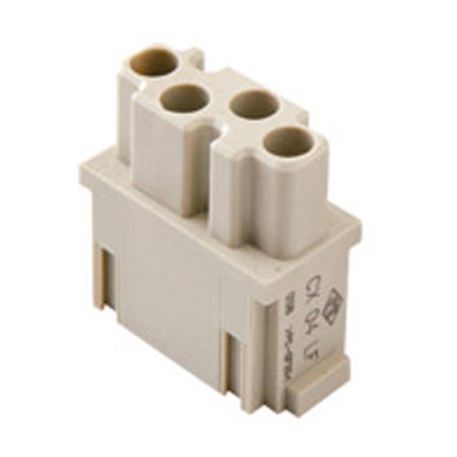 CX 04 LF I.L.M.E. Ilme CX-04 Multikontaktmodul Buchseneinsatz (F) Crimpanschluss, 4-polig Steckzyklen >=500 - 10 Stück