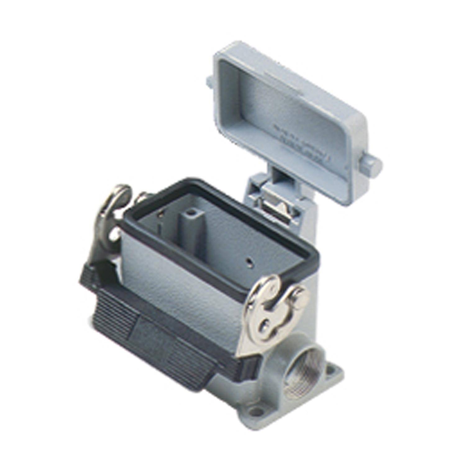 MHP 10 LS220 I.L.M.E. Ilme MH-57.27 Sockelgehäuse niedrig, 2xM20 seitlicher Kabelabgang, mit 1 Bügel mit Schutzkappe